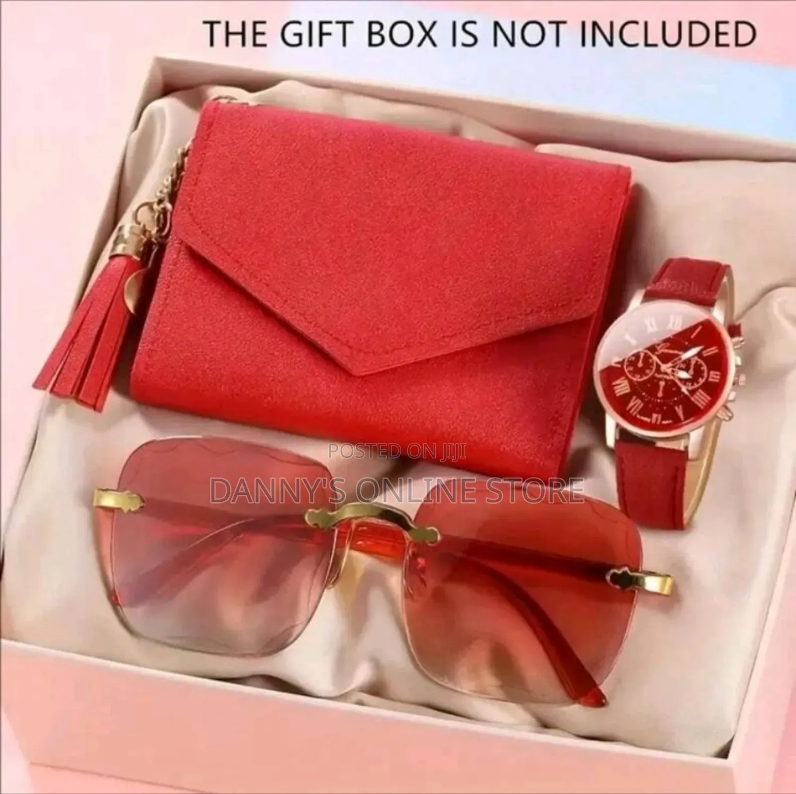 3pcs Women's Watch Fashion Pu Belt Simple Three Eyes Roman