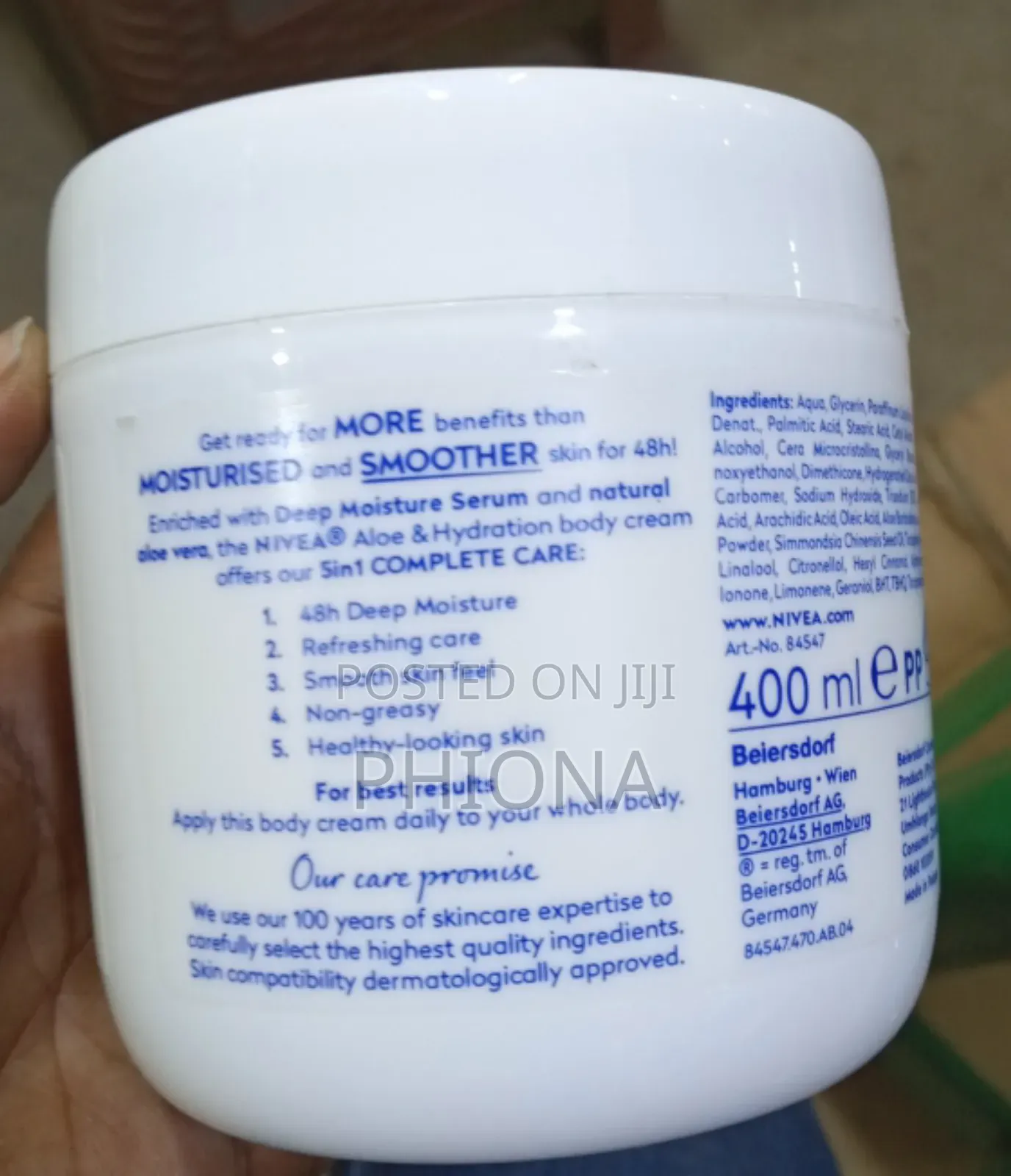 Nivea Body Cream Aloe and Hydration