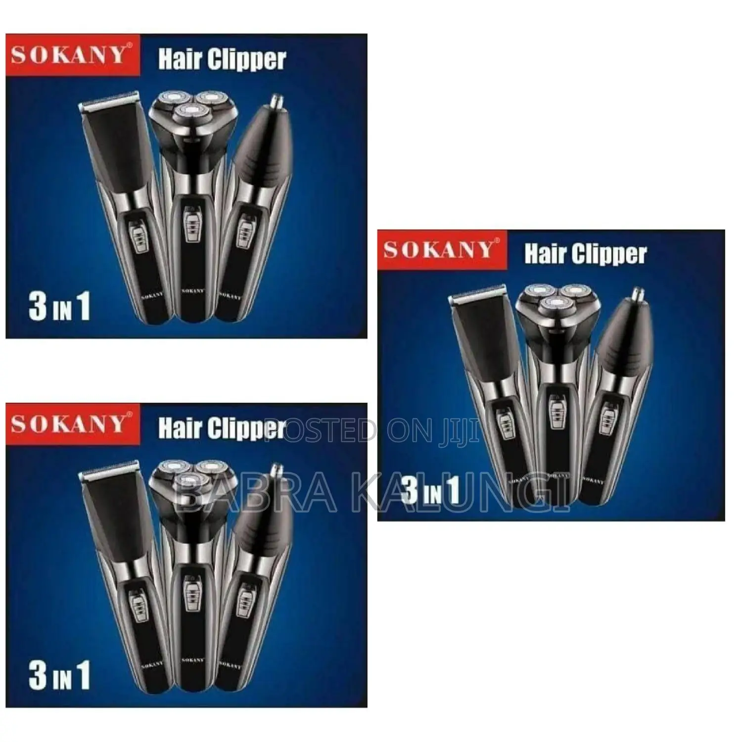 Sokany Men's 3 in 1 Professional Hair Clipper Shaver