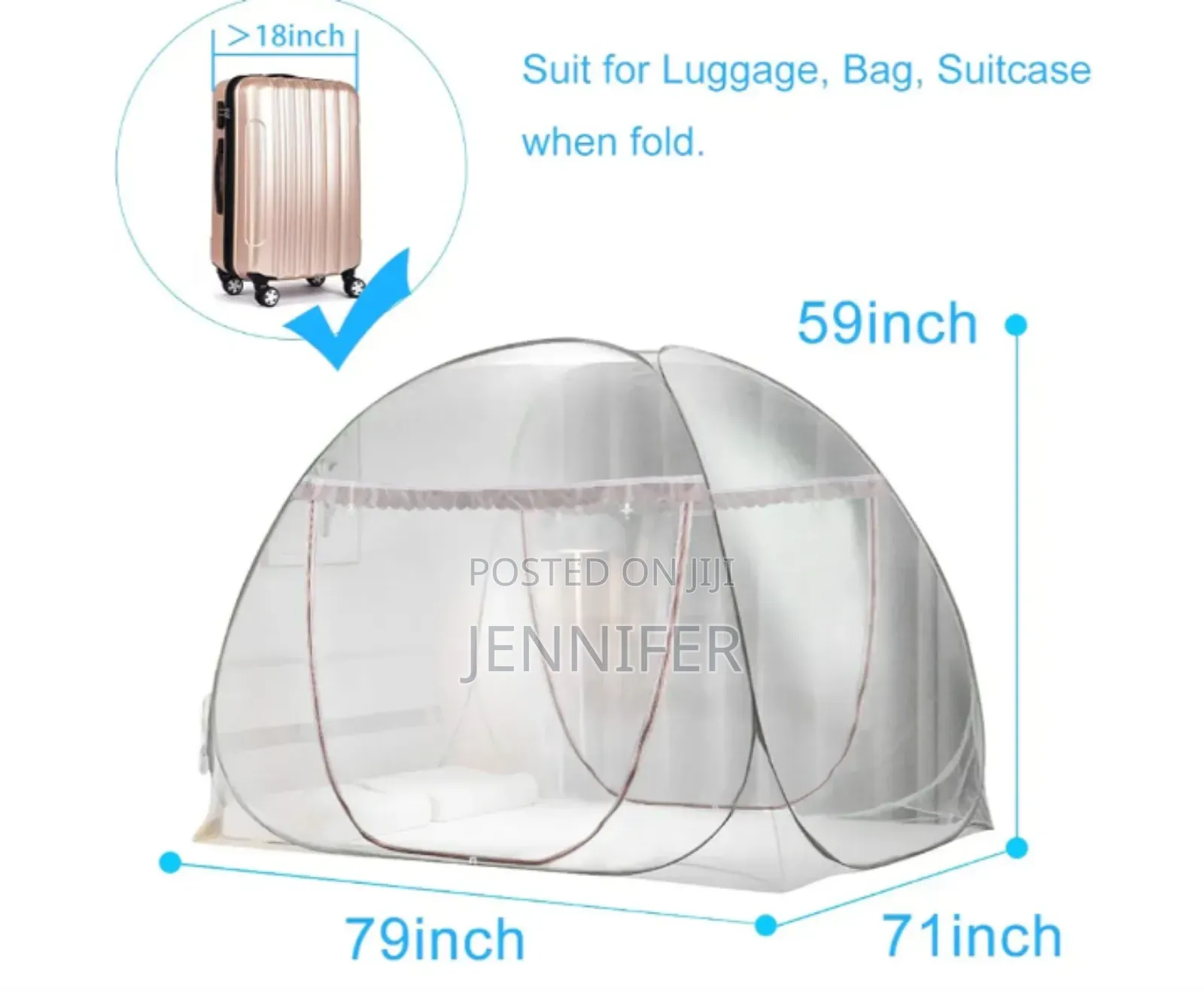 Folding Self Standing Mosquito Net