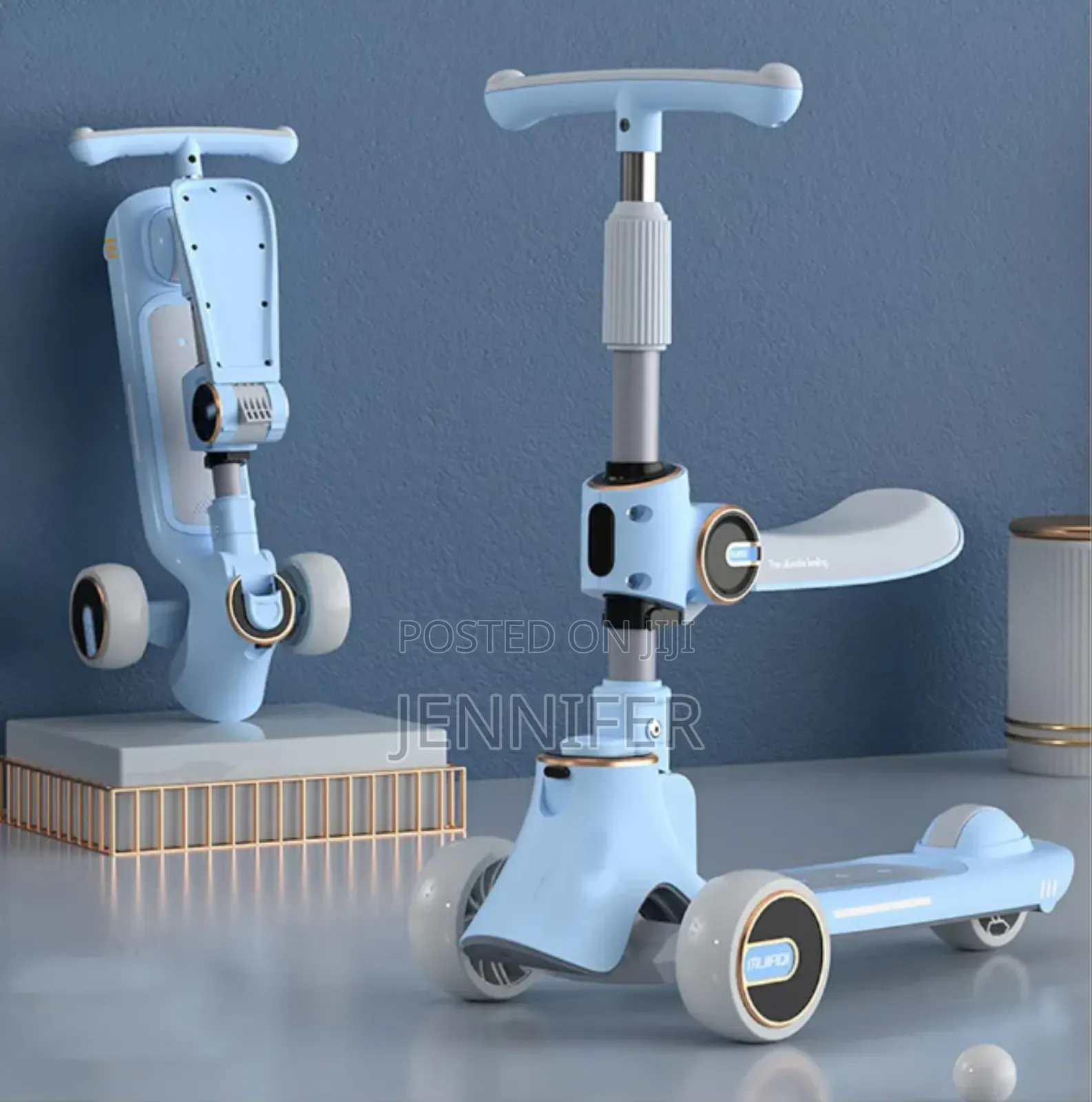 3 in 1 Kids Foldable Scooter With Seat