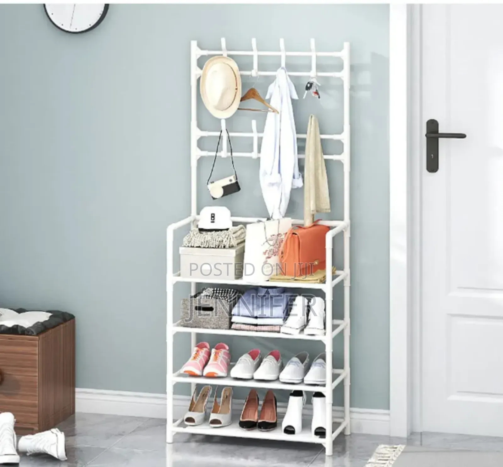 Heavy Duty Metallic Shoe Rack Organizer