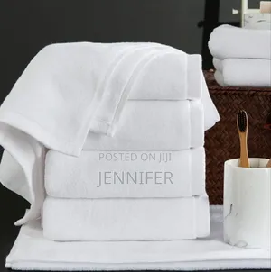 Pure White Cotton Towel