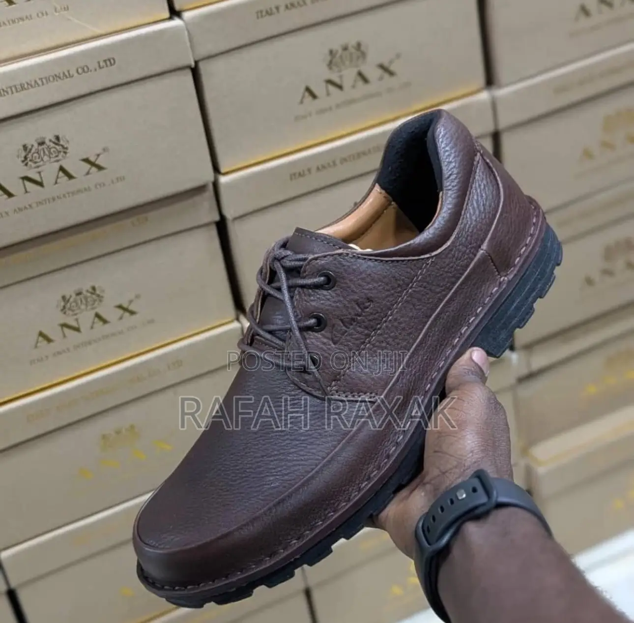 Men’S Dark Tan Clarks Casual Leather Shoes