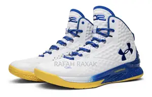 White/Blue/ Under Armour Curry 1 Dub Nation Basketball Shoes