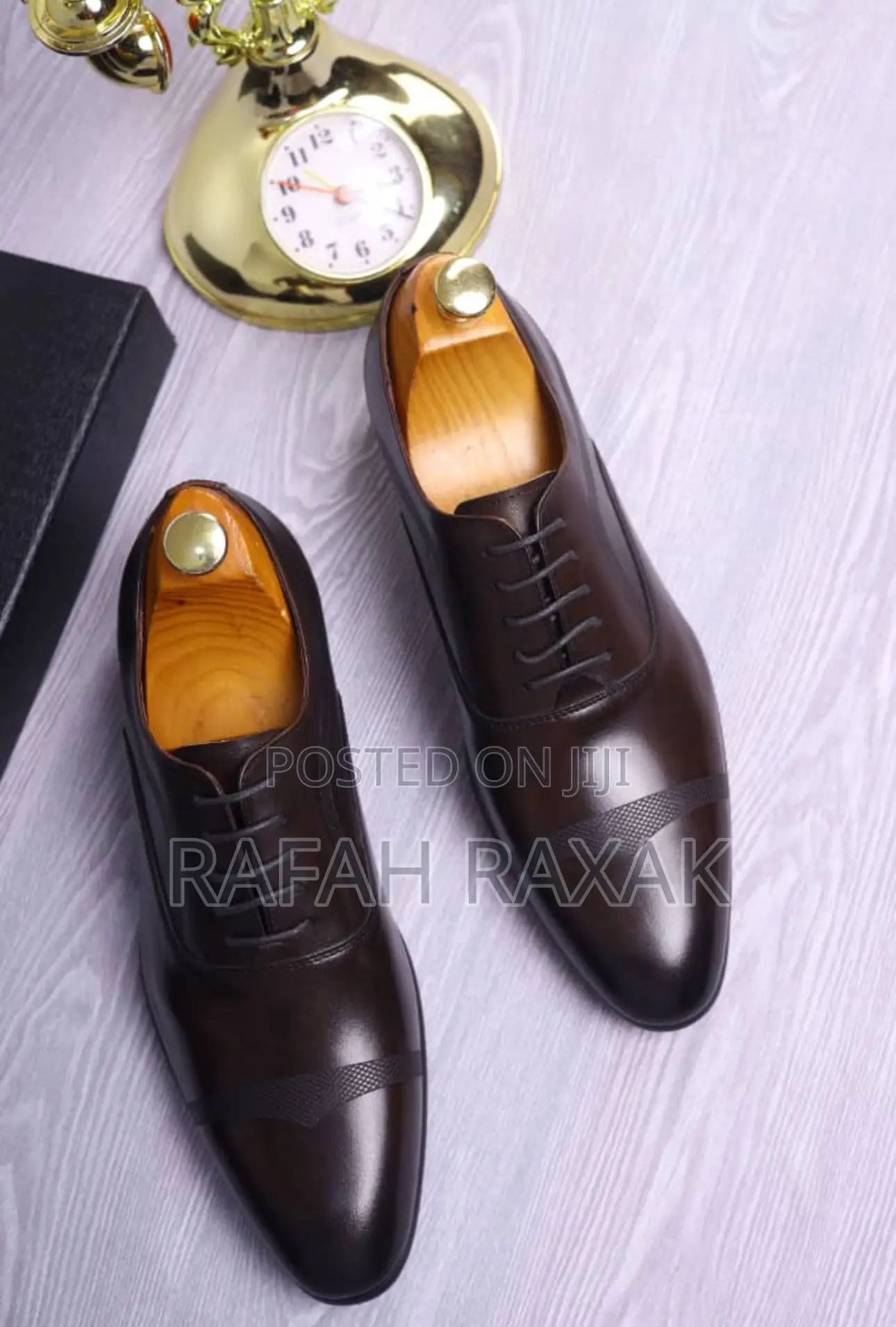 Original Dark Tan Gentle/Formal Leather Lace Up Shoes