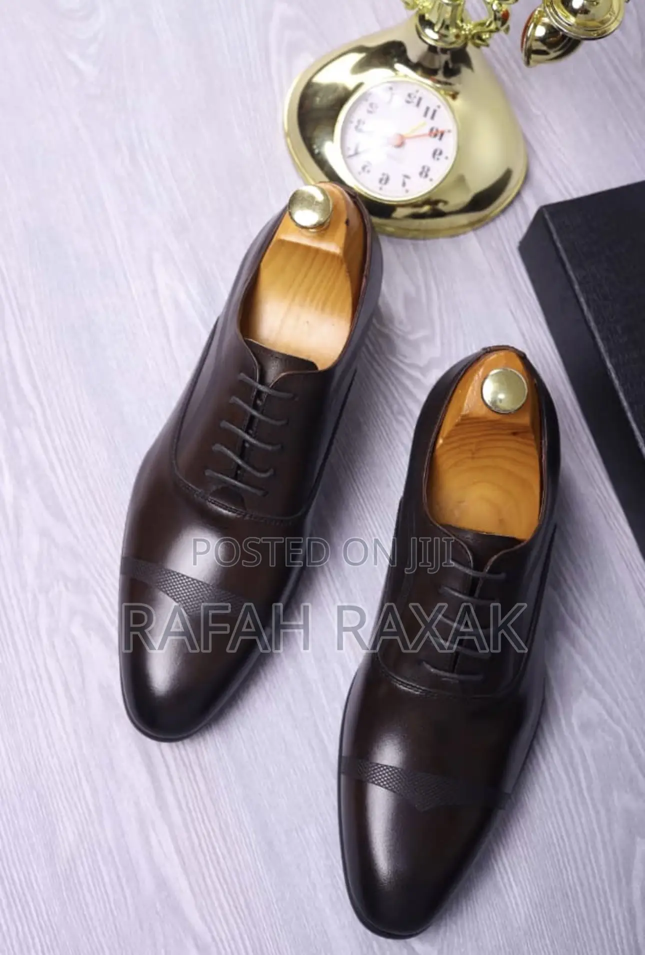 Original Dark Tan Gentle/Formal Leather Lace Up Shoes