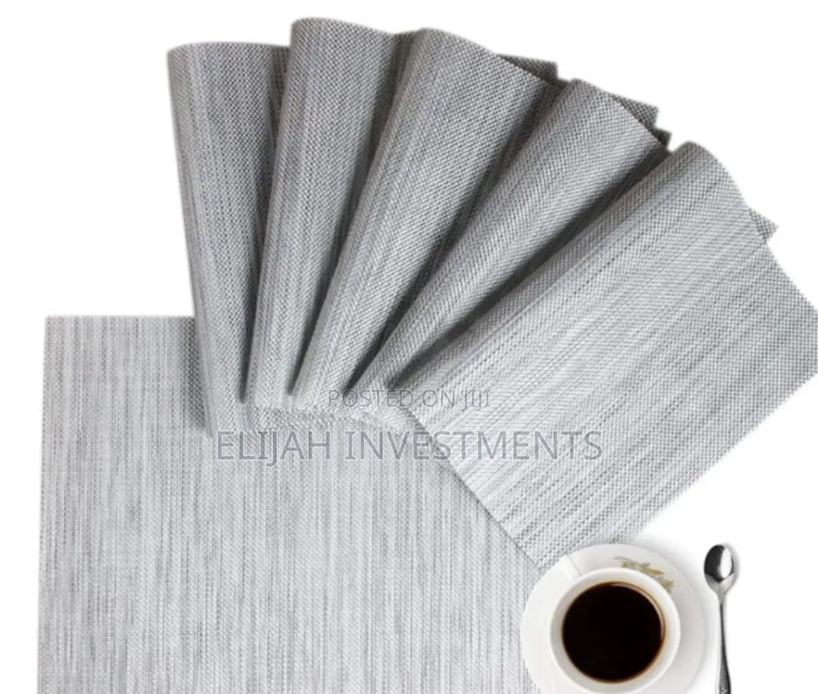 6pcs Plain Colour Table Mats