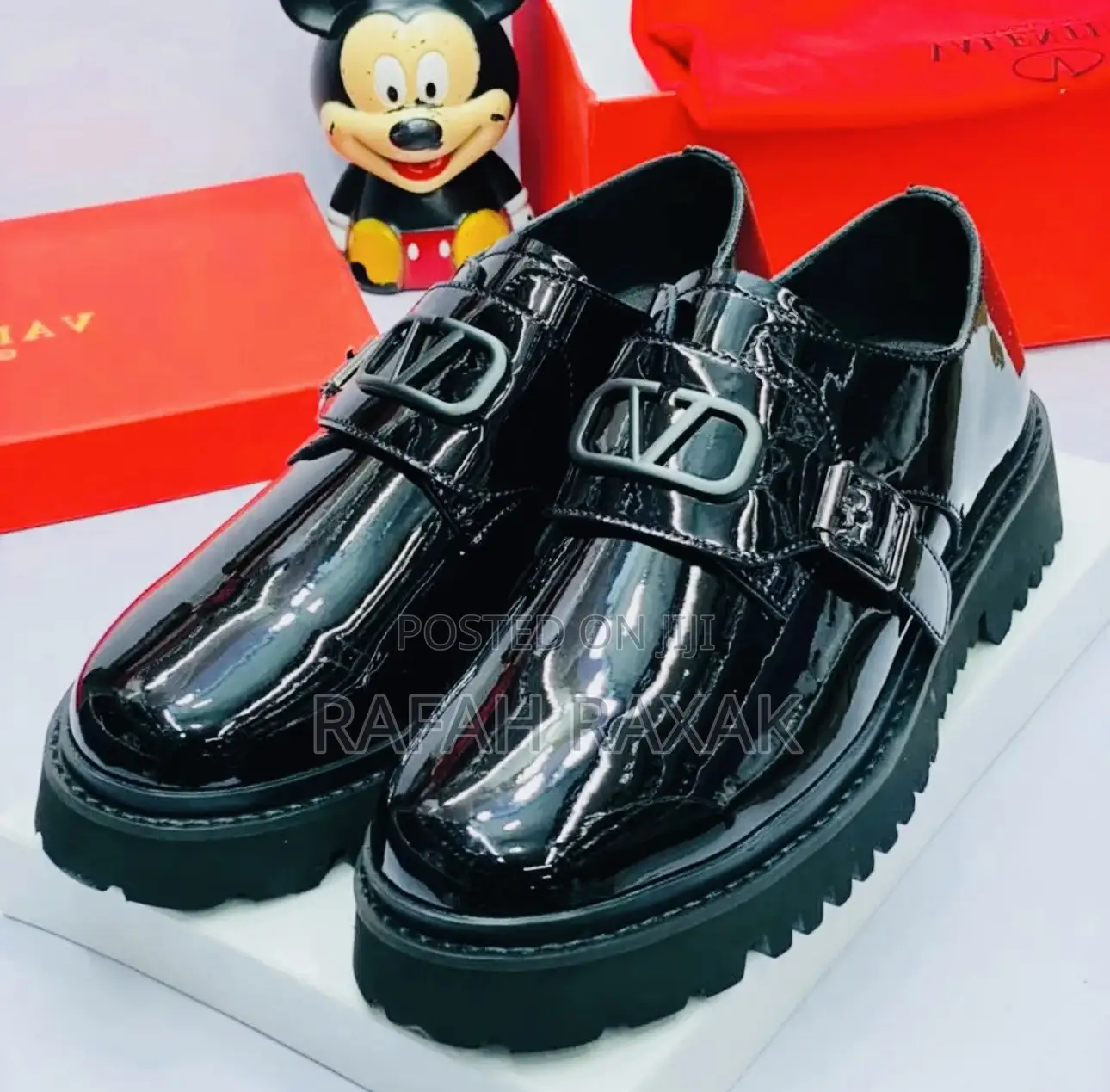 Men’S Fashion Designer Shiny Valentino Garavani Luxury Shoes