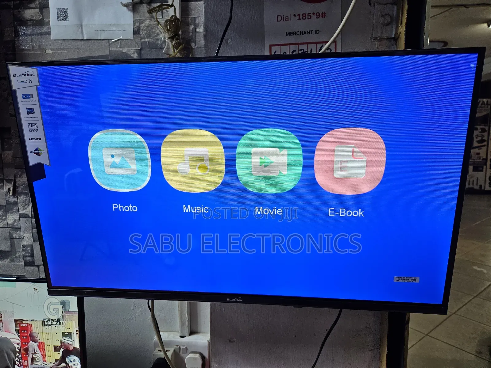 32 Inch Frameless Digital Tv- Black Ark