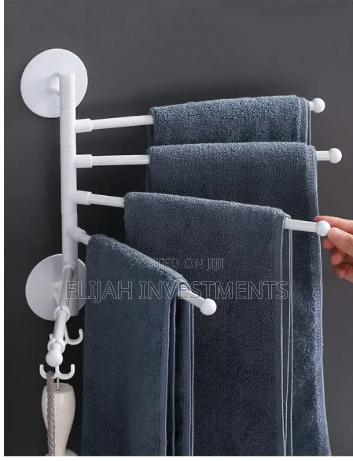 Wall Mount Towel Swing Out Rack