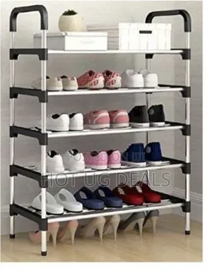 5 Layer Stainless Steel Shoe Rack Stand Storage Organizer
