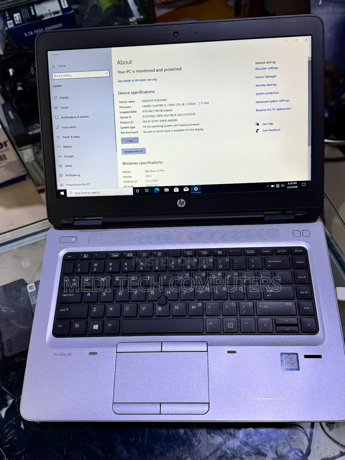 Laptop HP ProBook 640 G3 8GB Intel Core I5 SSD 256GB