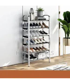 5tier Stainless Steel Strong Shoe Free Standing Rack