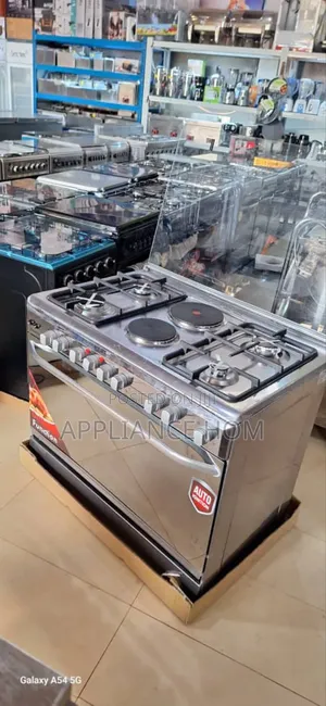Photo - 90×60 *Saachi Cooker 4 Gas 2 Electric Electric Oven Timer