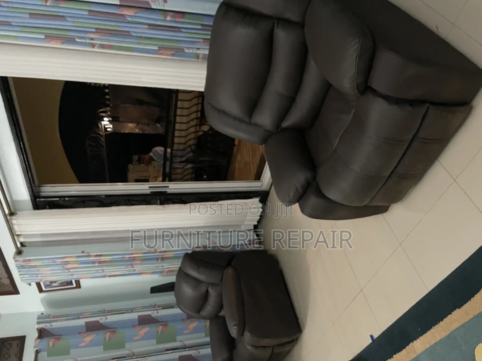 Recliner Transformation of Old Pure Leather to New