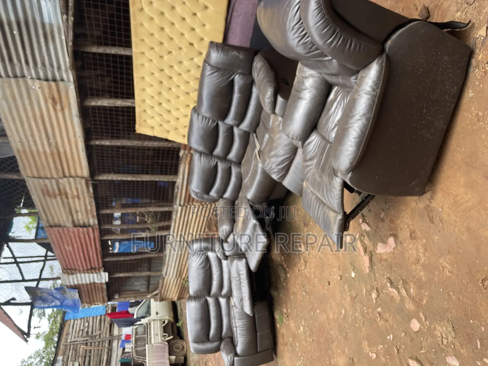 Recliner Transformation of Old Pure Leather to New