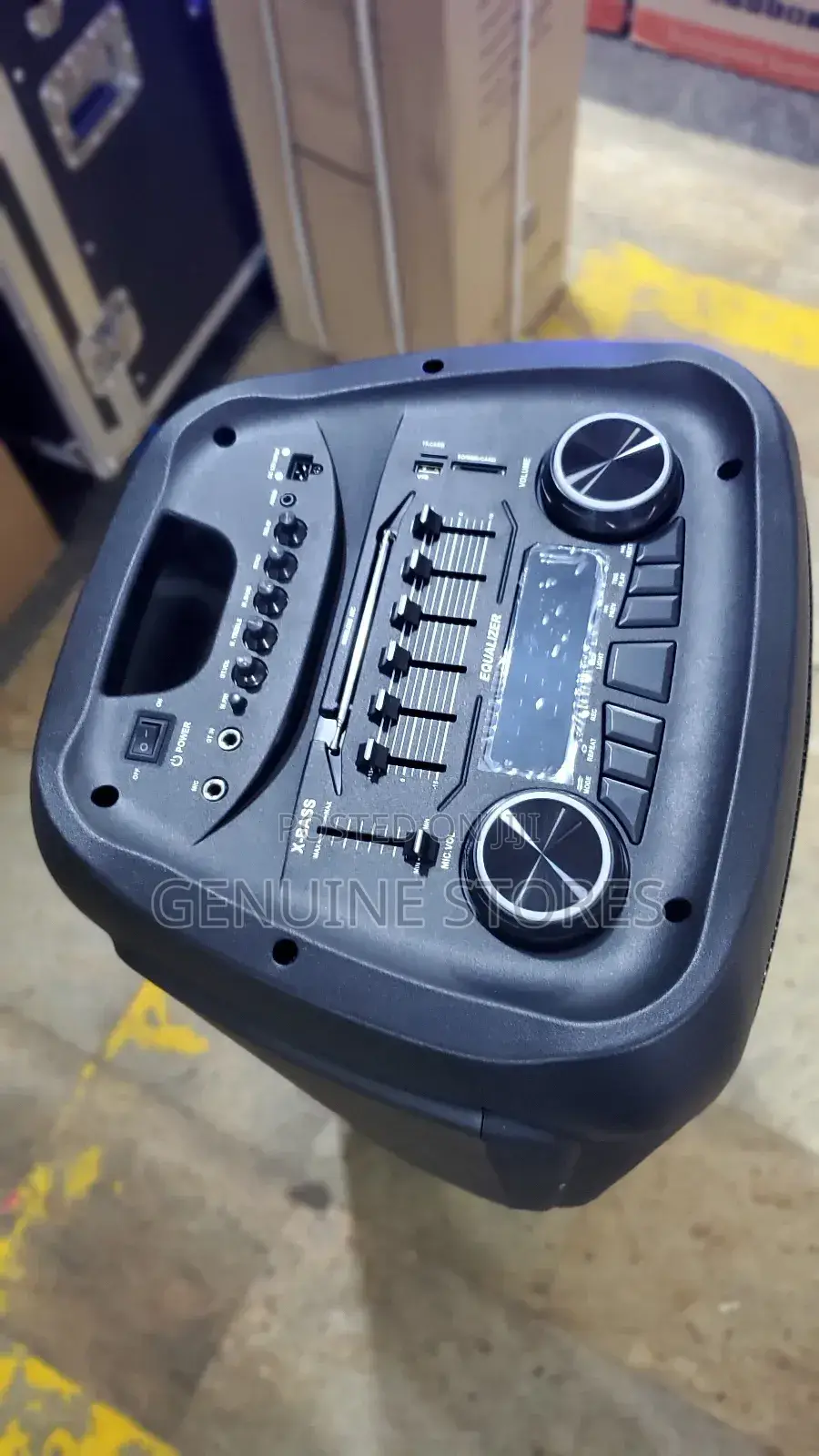 Cortina 12" Rechargeable Speaker With Free Microphone.