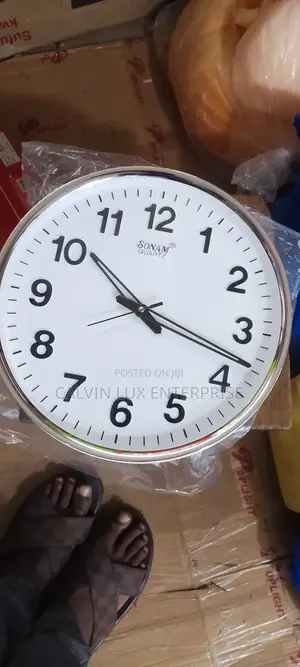 Wall Clock White Colour