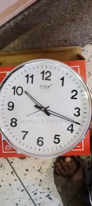 Wall Clock White Colour