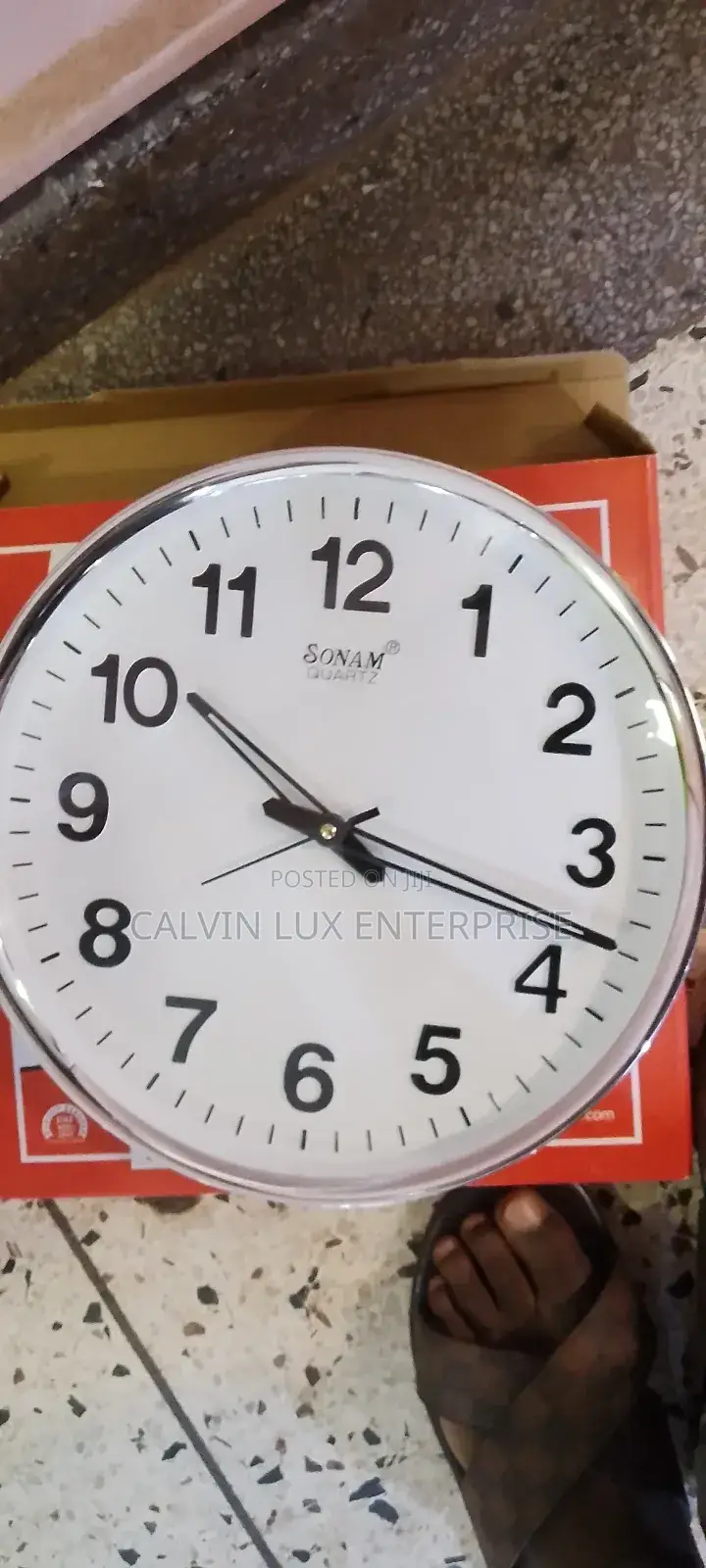 Wall Clock White Colour