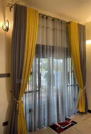 Set Curtains Per Each With Net 4meters