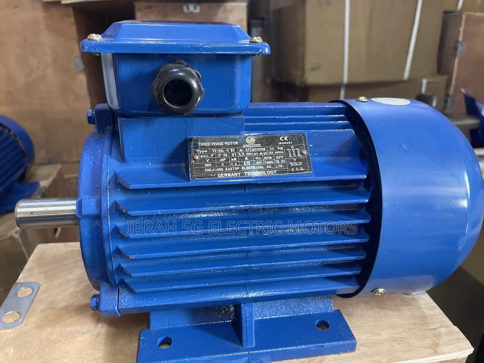 3phase 2hp 1480rpm Motor