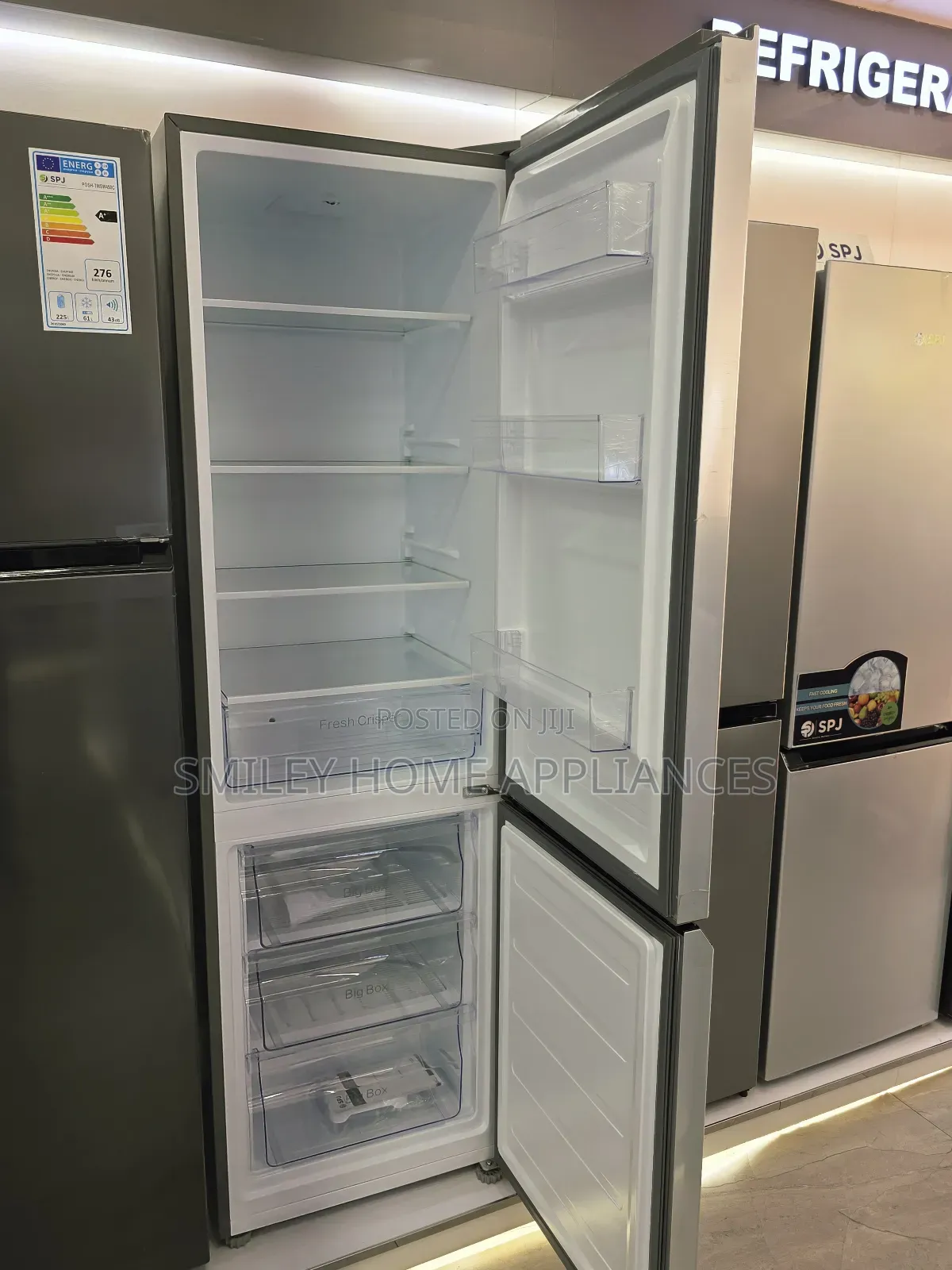 Newly Restocked 369ltrs SPJ Defrost Double Door Refrigerator