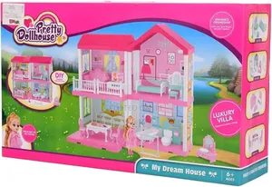 Pretty Dollhouse Toy Set