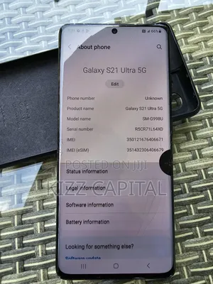 Samsung Galaxy S21 Ultra 5G 128 GB Black