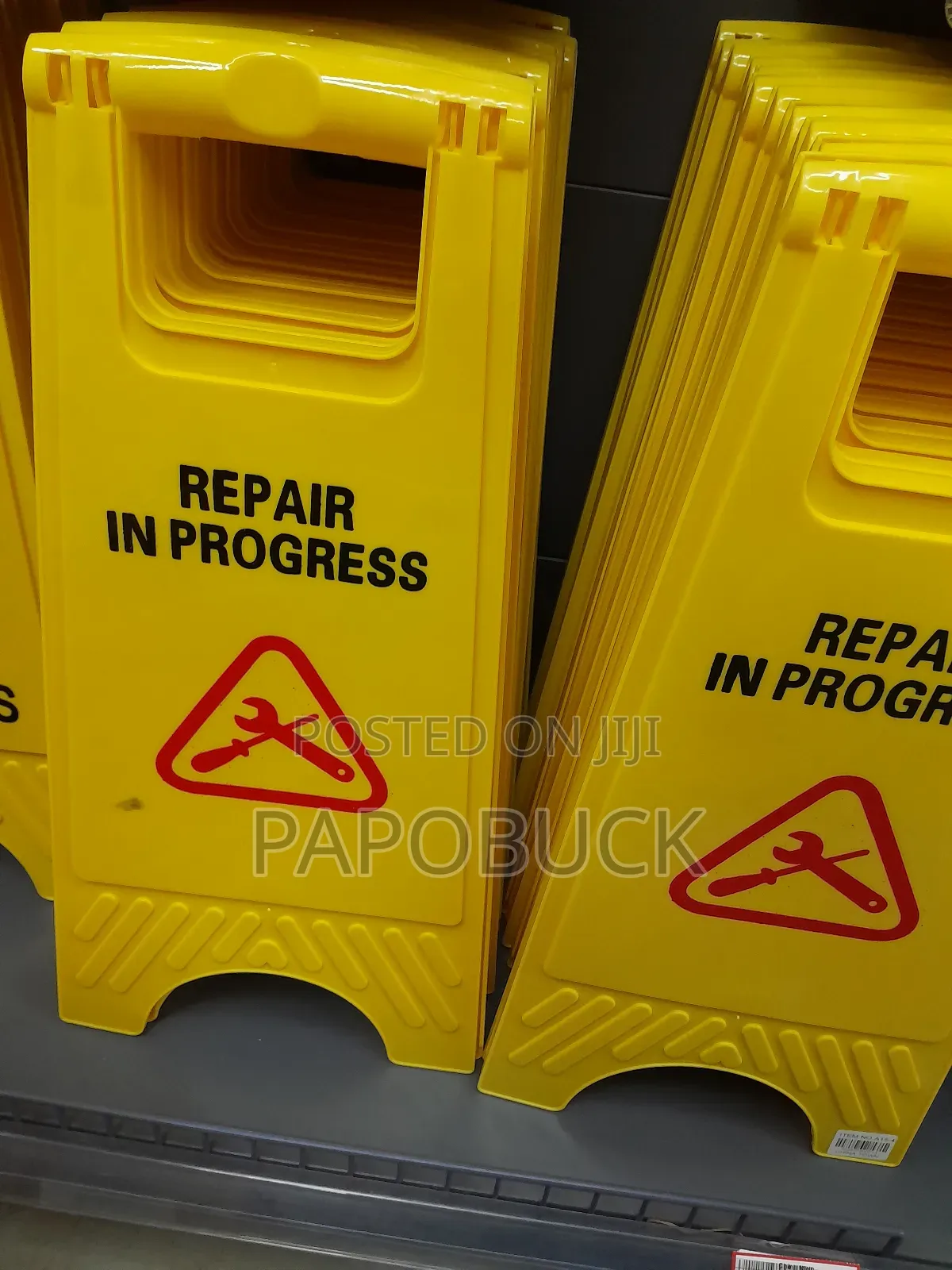 Caution Sign Posts