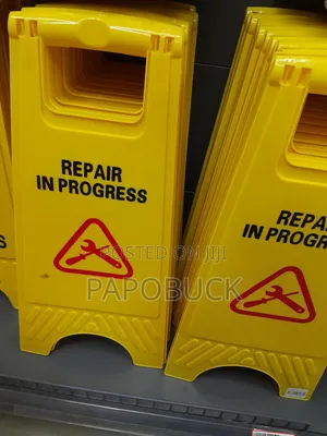 Caution Sign Posts