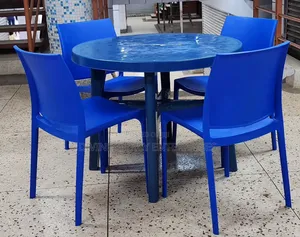 Office Chair and Round Table