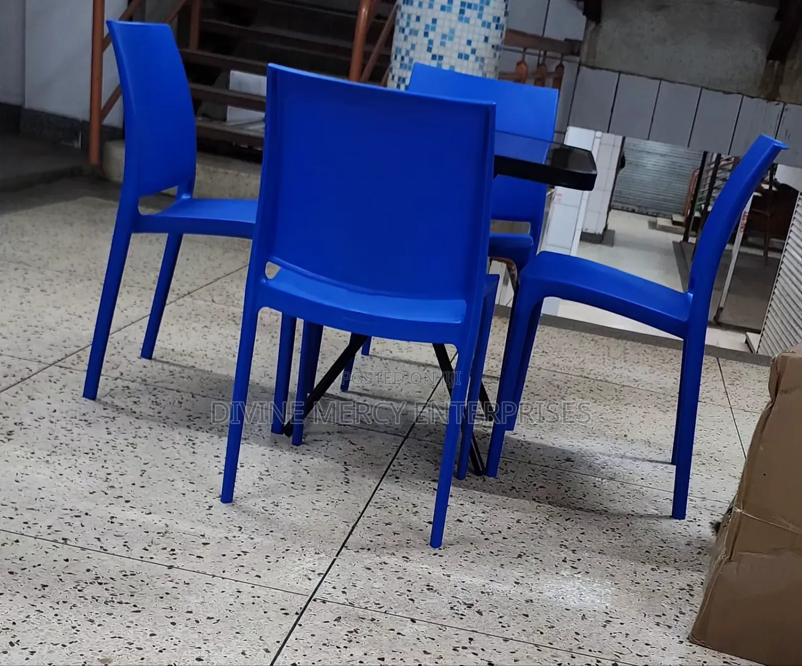 Glass Table and Chair