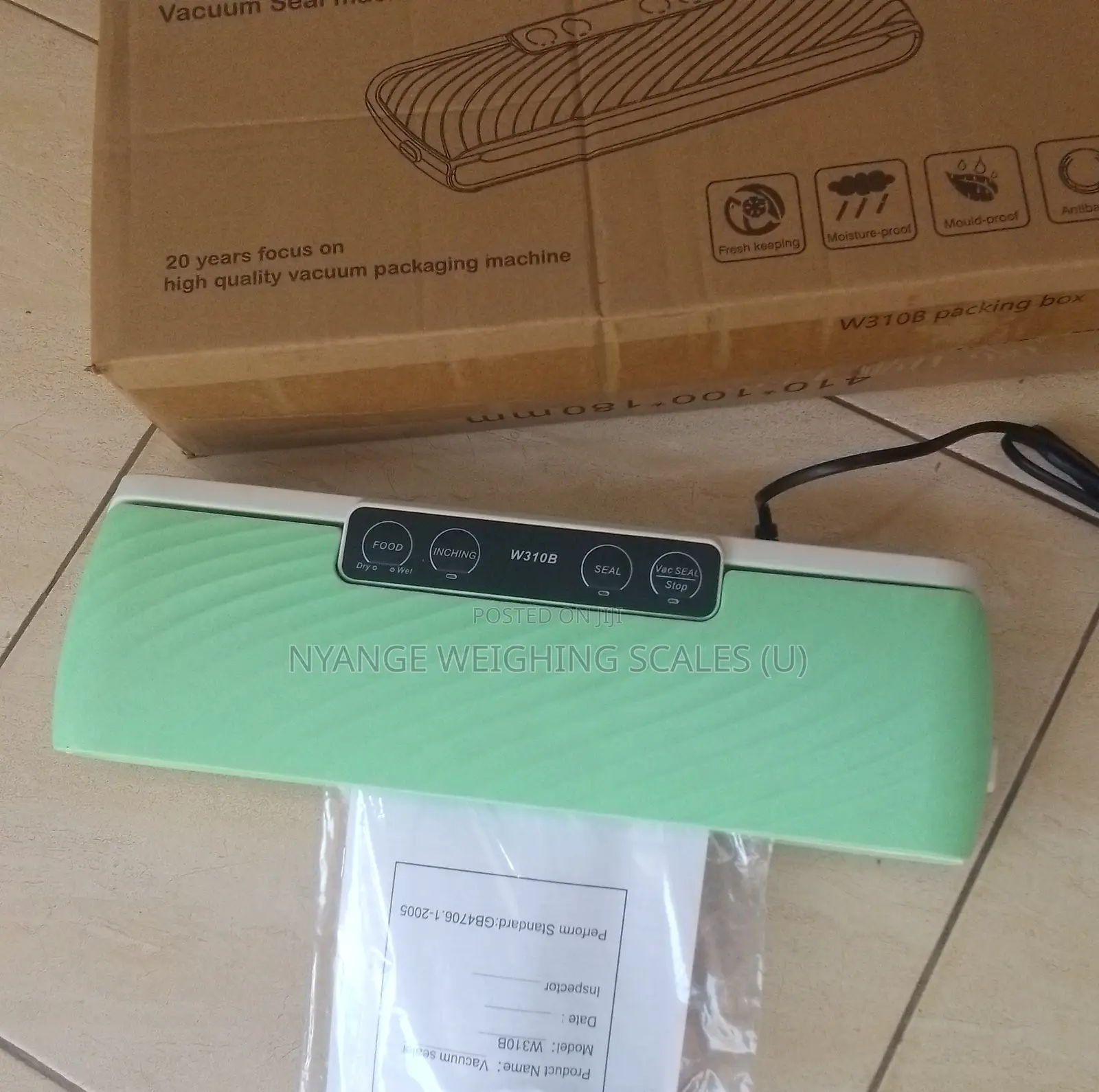 Green Color Electronic Vacuum Sealers Quality Vacuum Sealer Machine