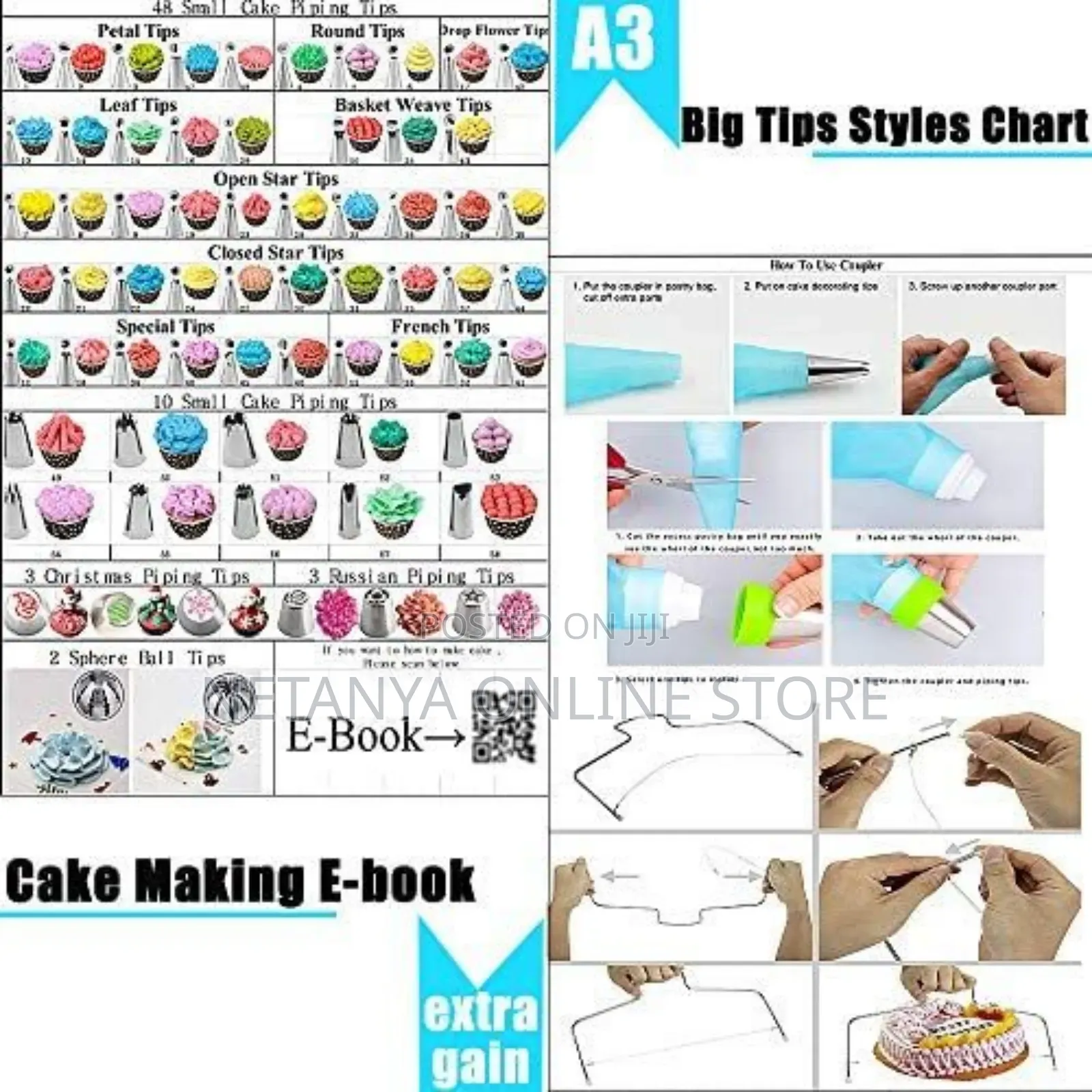 288pieces Cake Decorating Kit