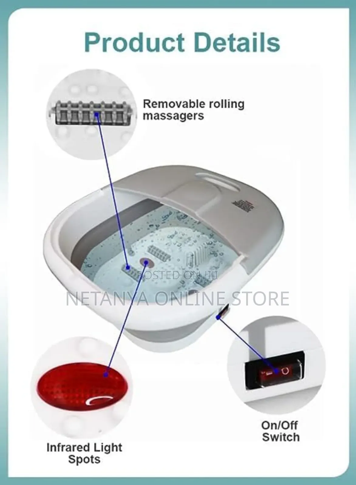 Folding Foot Bath for Foot Care