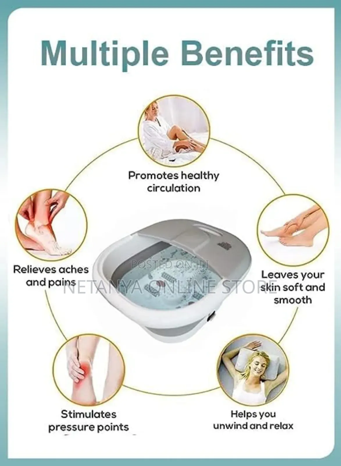 Folding Foot Bath for Foot Care