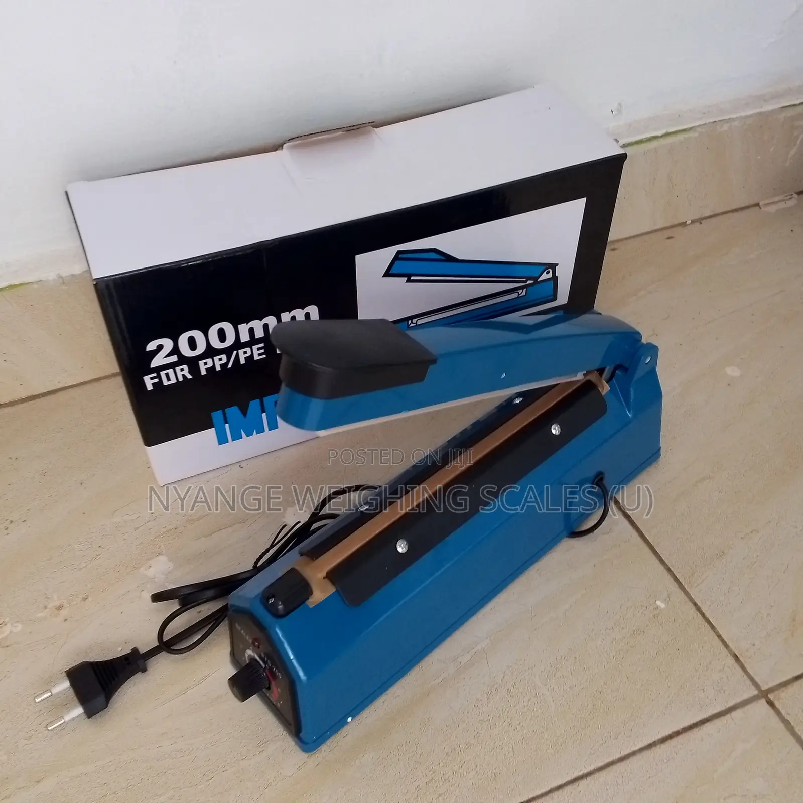 400mm Impulse Heat Sealer Plastic Bag Sealing Machine-Blue