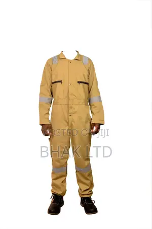 Heavy Duty Khaki Overall (100% Cotton)