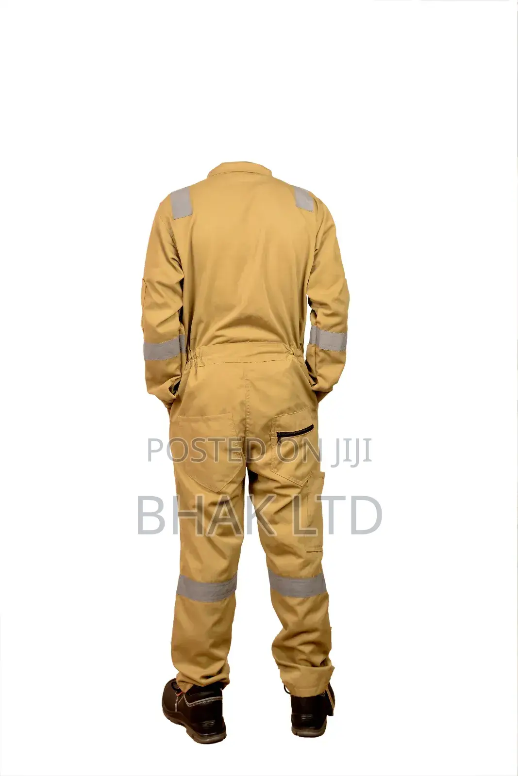 Heavy Duty Khaki Overall (100% Cotton)