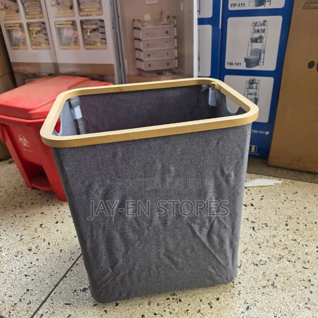 Grey Storage or Laundry Storage Basket