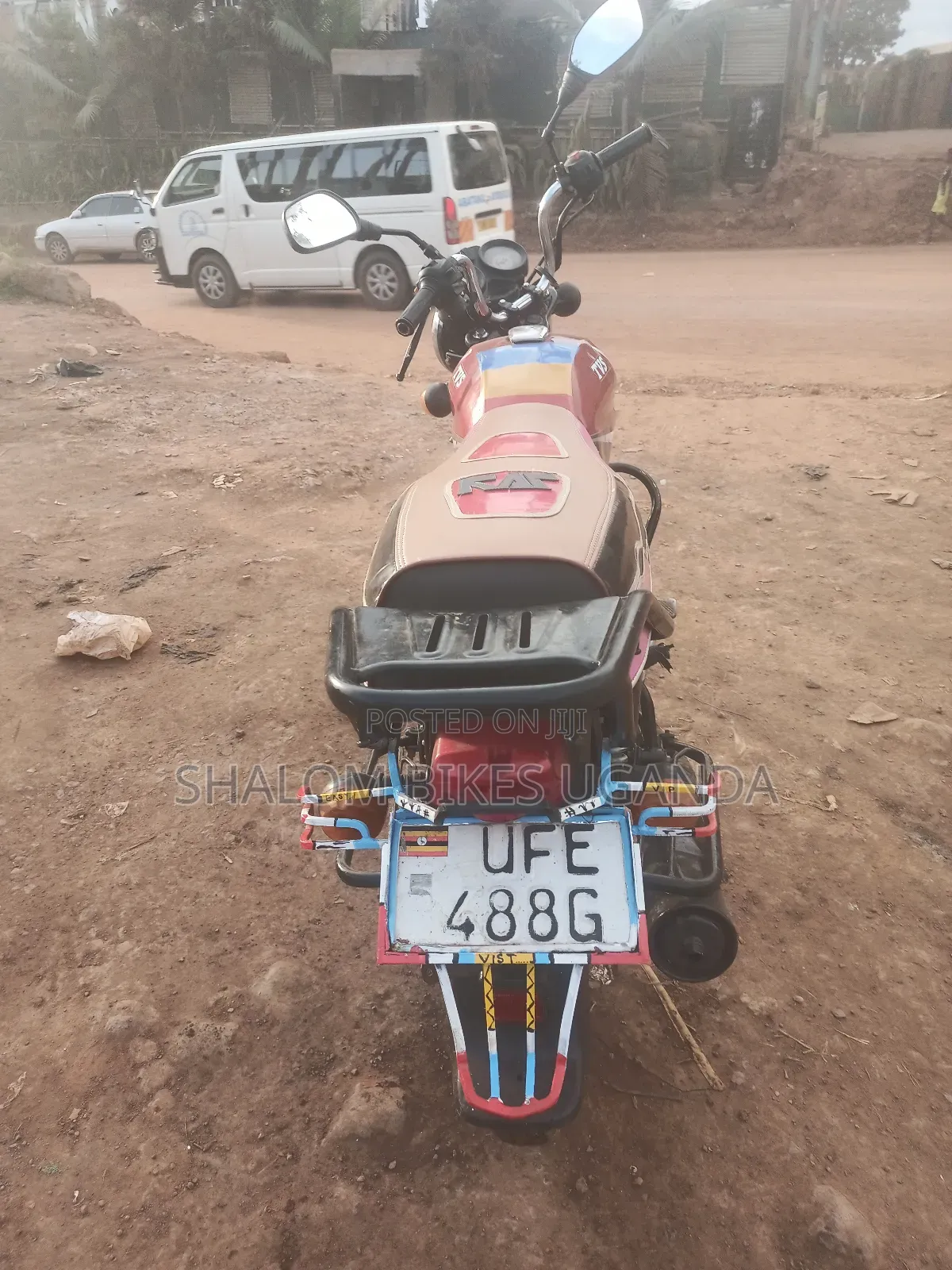 TVS HLX 125 2024 Red