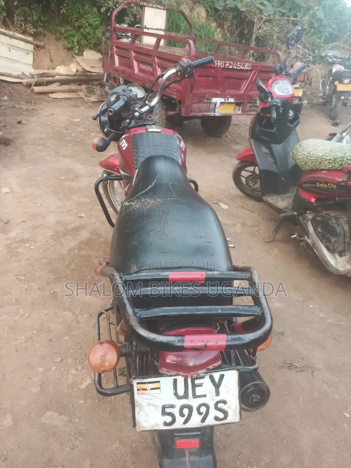TVS HLX 125 2019 Red