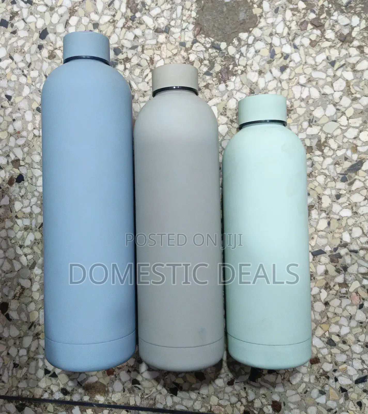 3pcs Double Wall Insulated Steel Thermal Bottles