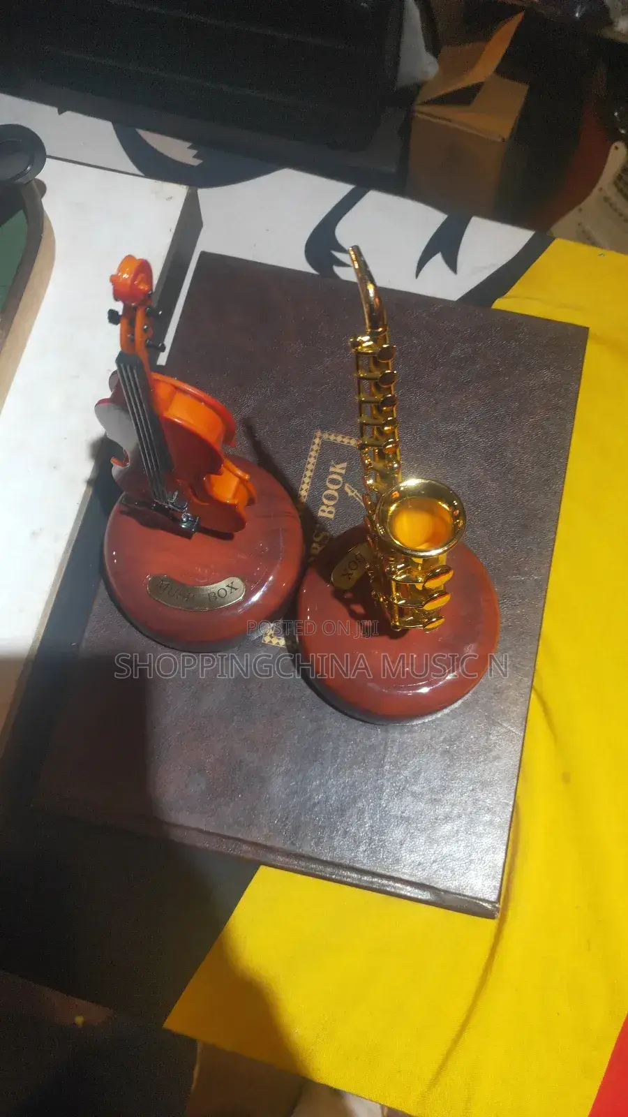 Music Box Saxophone Violin Birthday