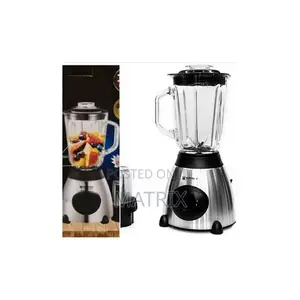 Hoffmans 1.5l Juice Blender 2 in 1 Glass With Ice Krusher