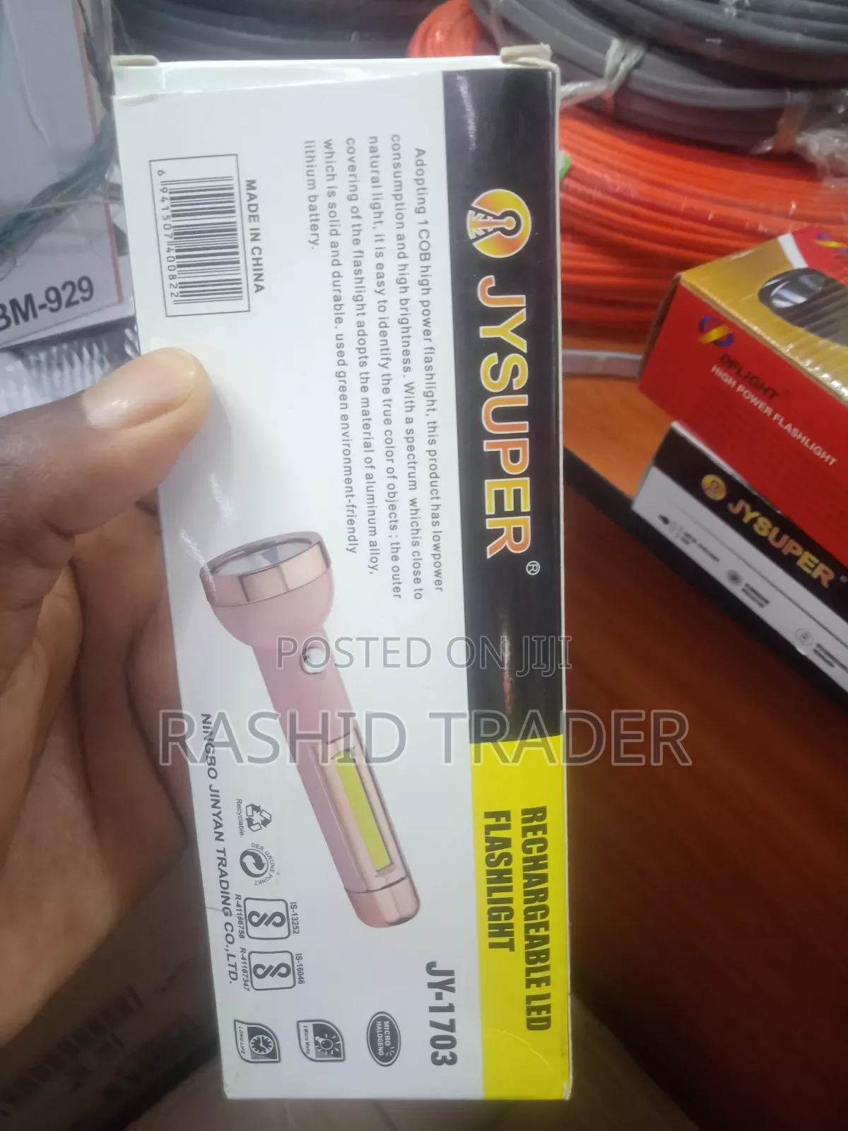 Jy Super Rechargeable Led Flashlight