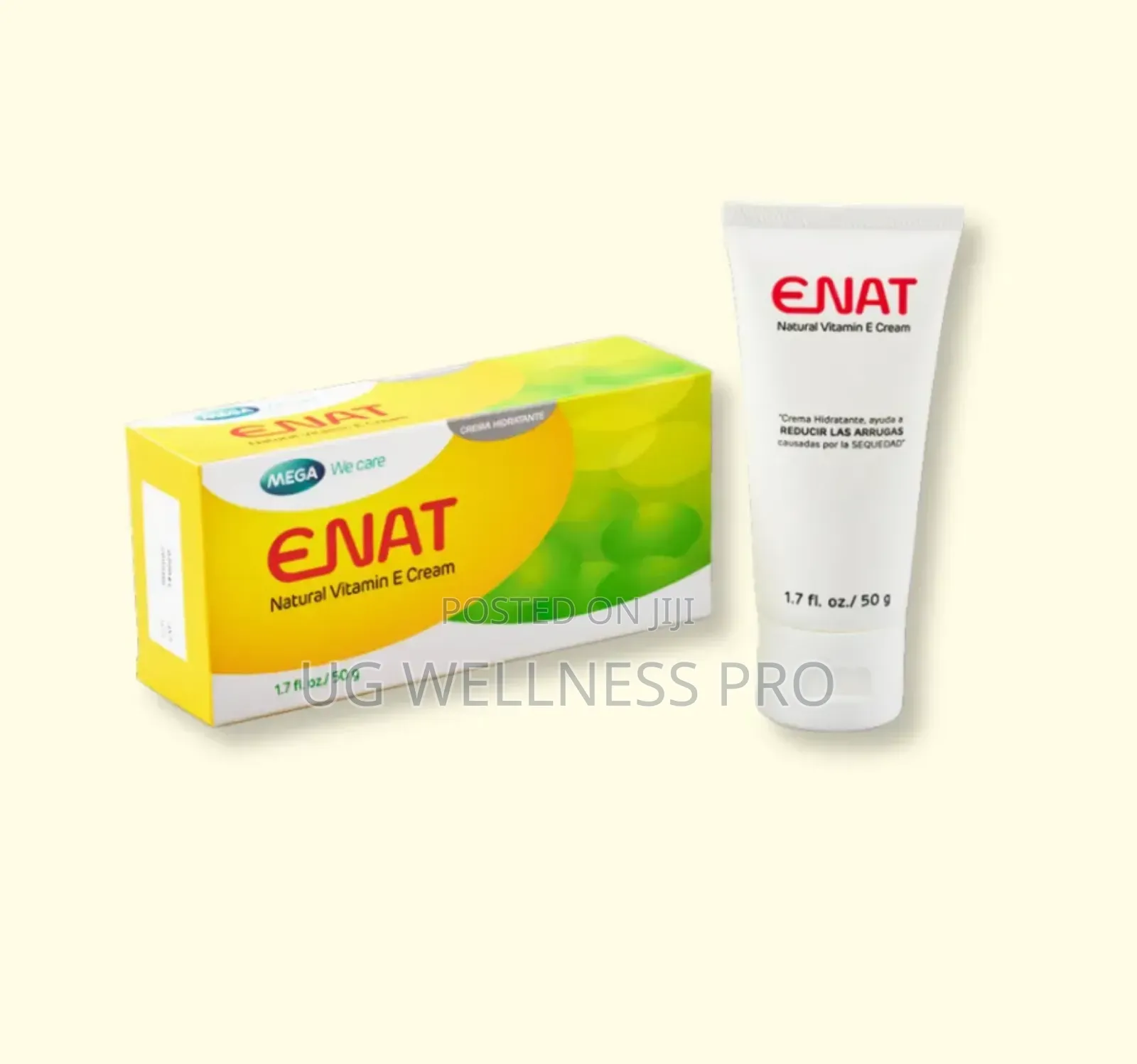 Enat Cream For Skin Care, With Natural Vitamin E 50ml