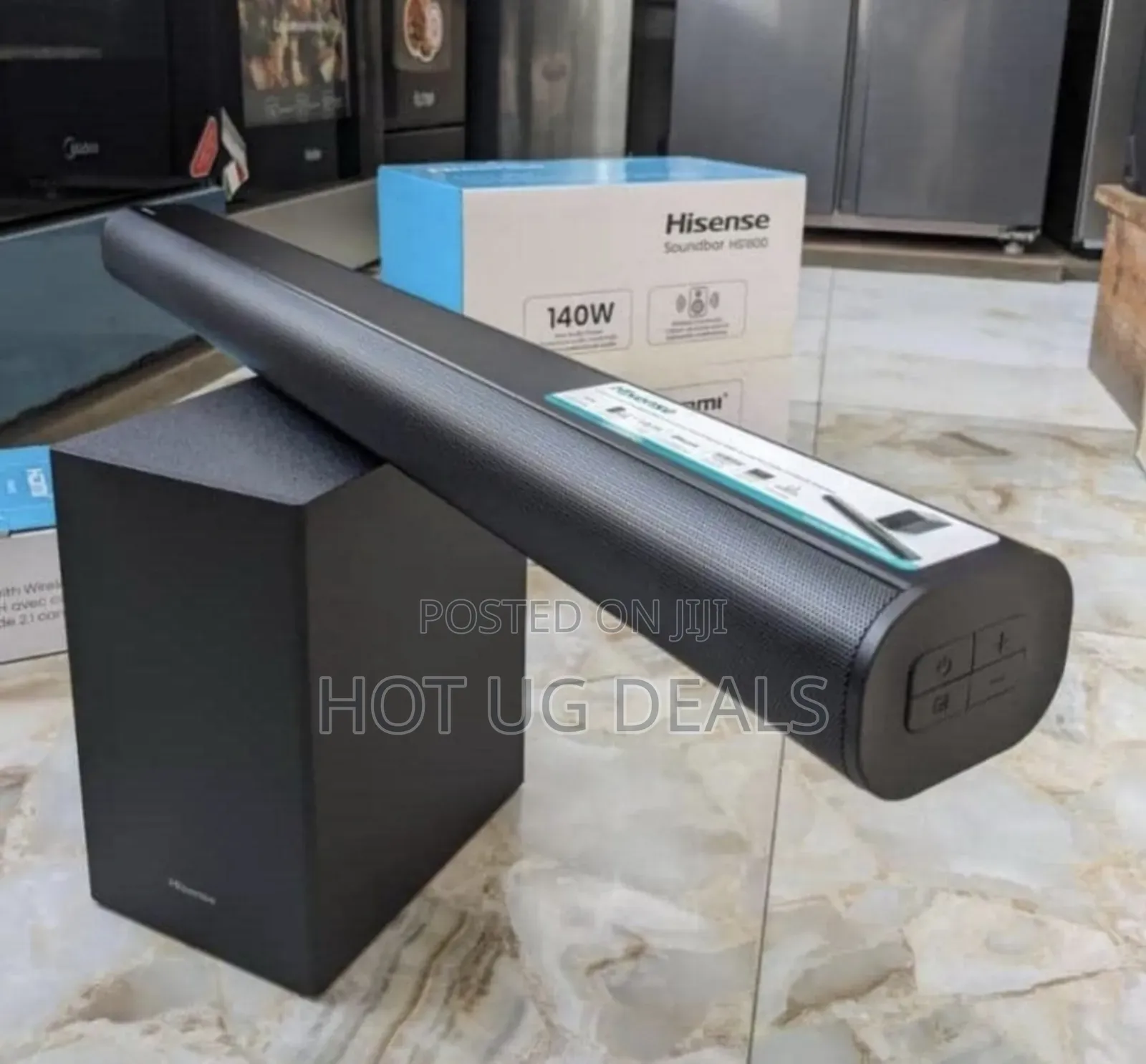 Hisense Hs1800 Soundbar 2.1 Channel Soundbar 140w - Black 3 Yrs